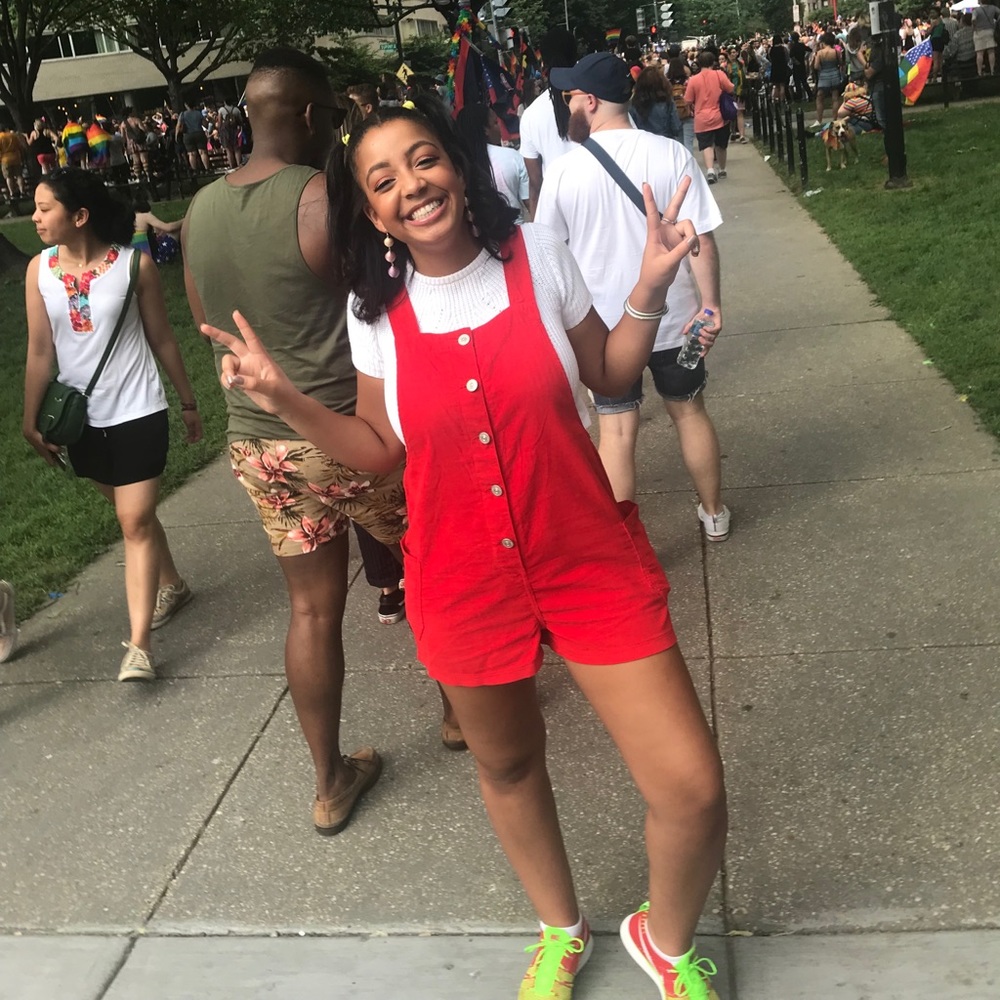 Red Corduroy Overalls